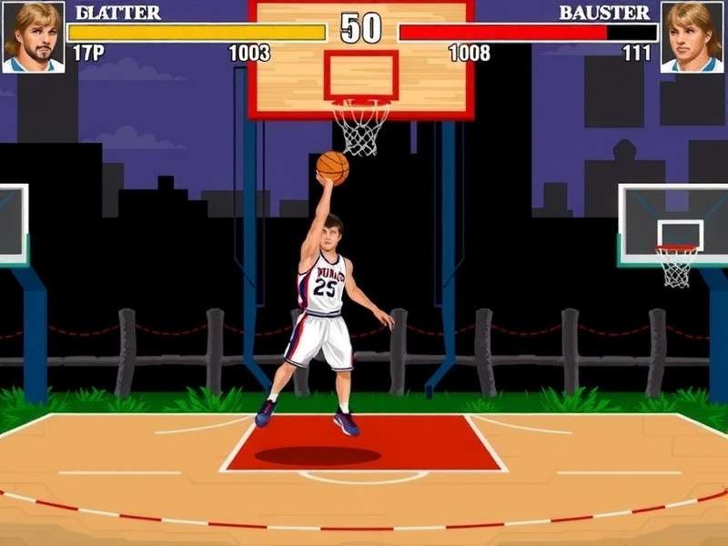 Intense Basketball Action in Dunk Dynasty Dunk Dynasty Gameplay